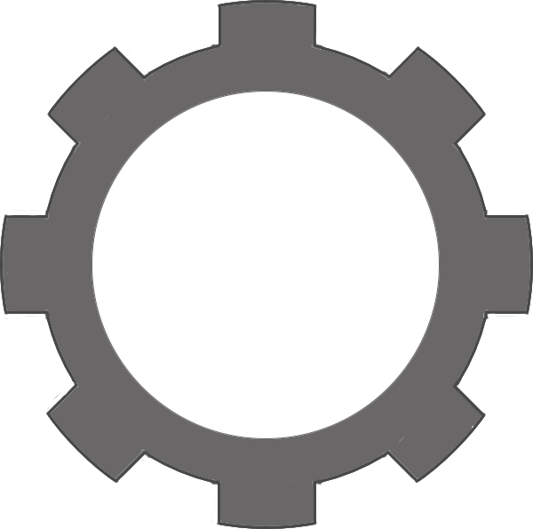 Gears Clipart Mechanical Technician - Happy Labor Day Black And White (600x595)