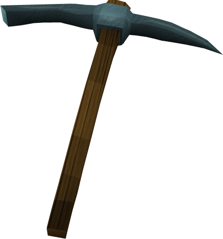 Rune Pickaxe Detail - Pickaxe In The Gold Rush (449x481)