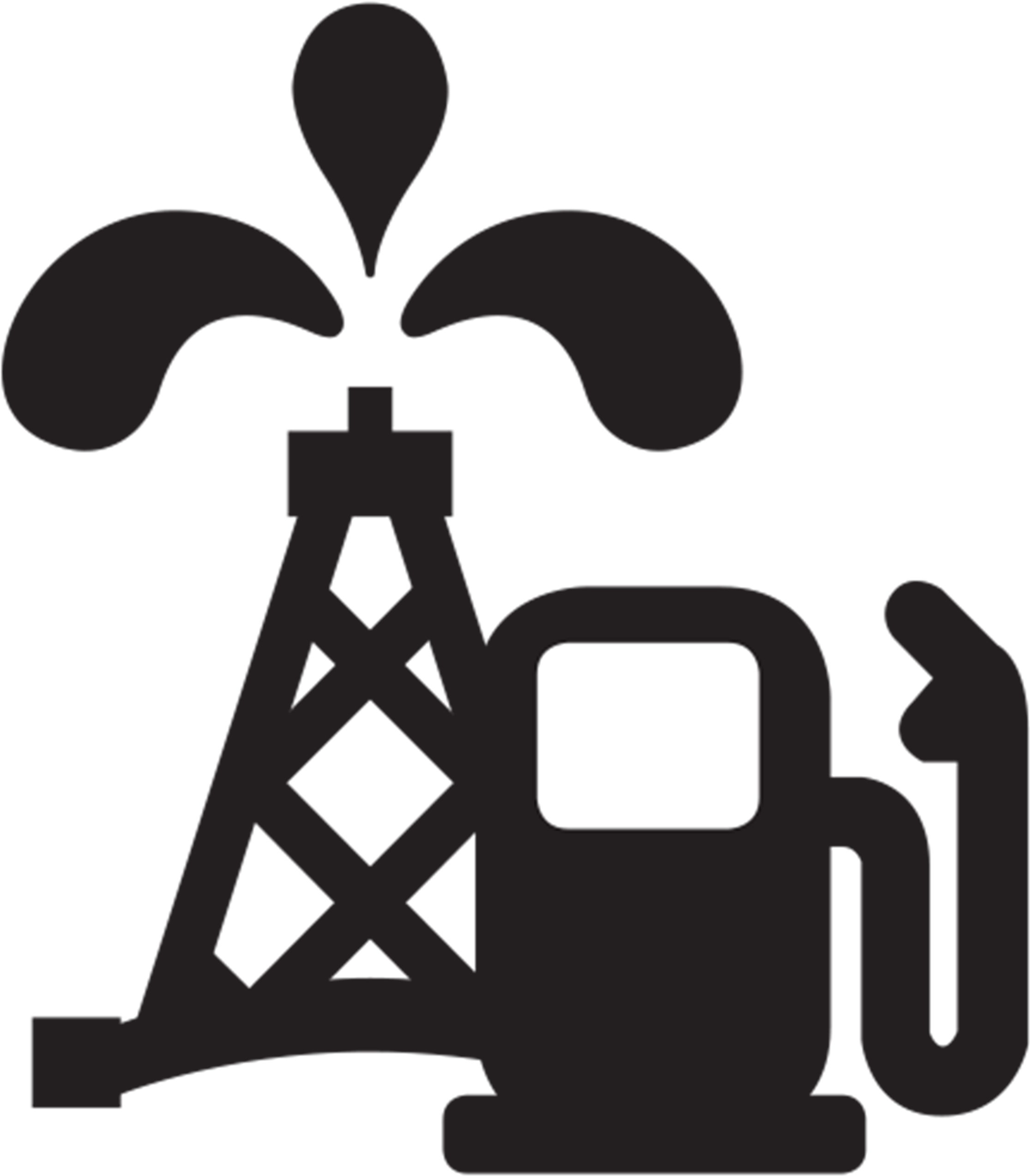 Gas Clipart Changes State - Oil And Gas Icon (2710x2709)