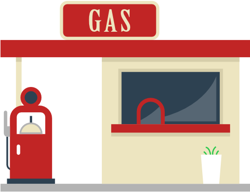 Graphic Library Download Architecture And City Energy - Gas Station Png (512x512)