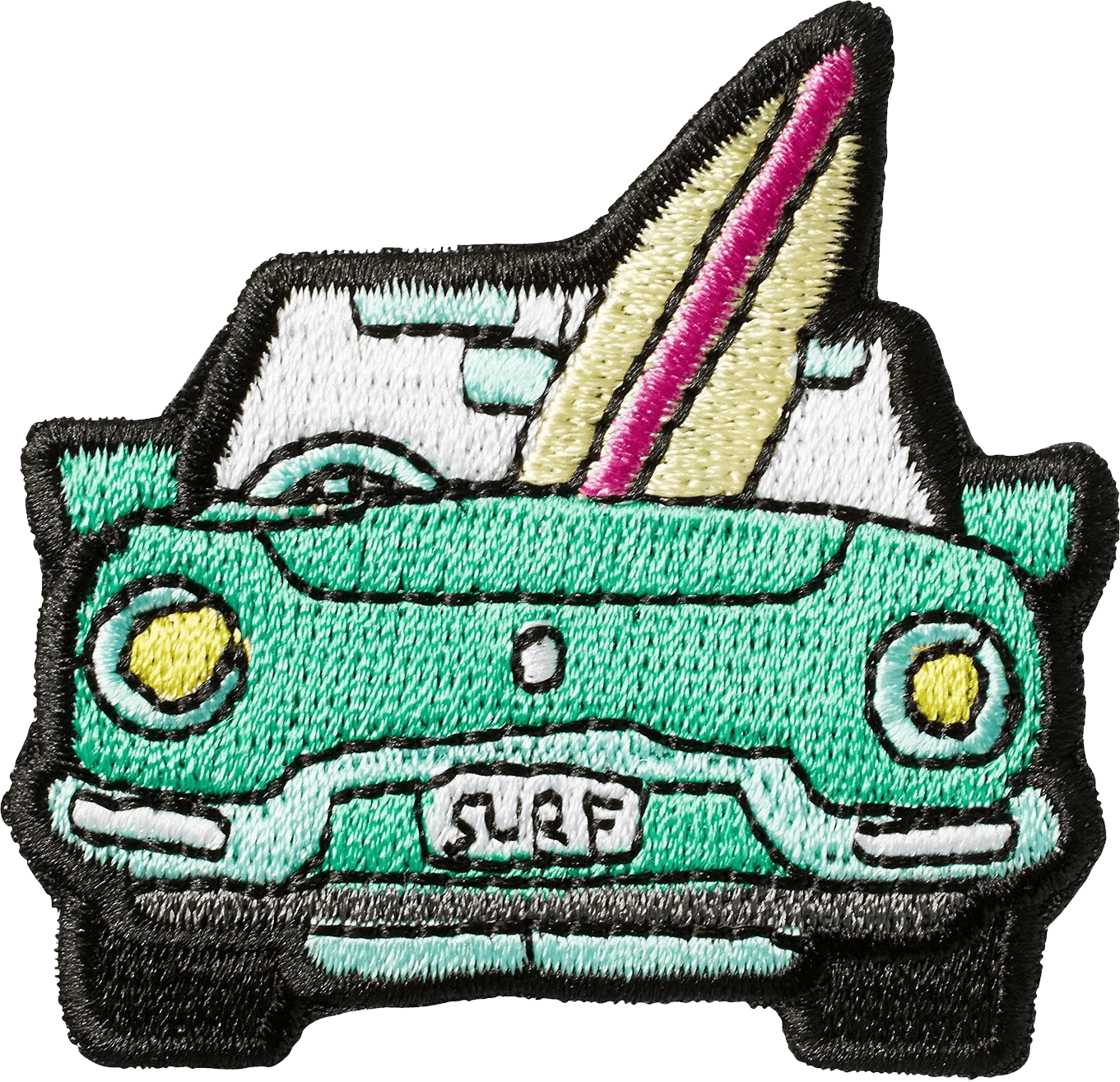 Beach Car Sticker Patch - Stoney Clover Lane Beach Car Sticker Patch - Green (1361x1315)