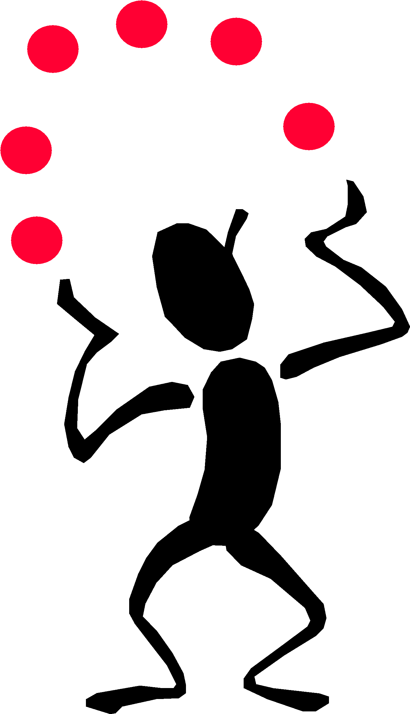 Screen Bean Clip Png Screen Bean Clip - Many Balls In The Air (1481x2577)