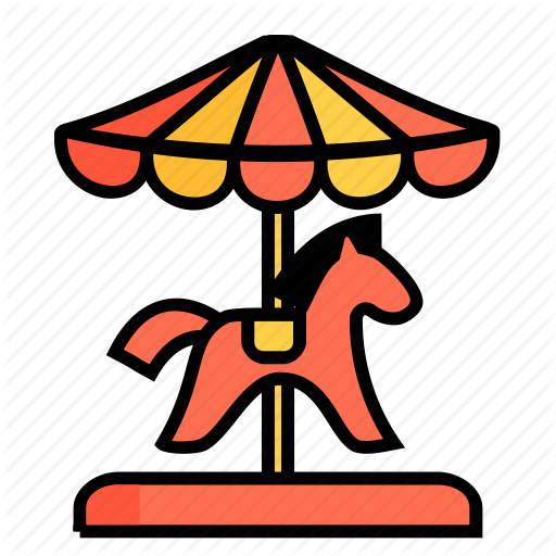Carrousel Horse Roundabout Turnabout - Illustration (512x512)