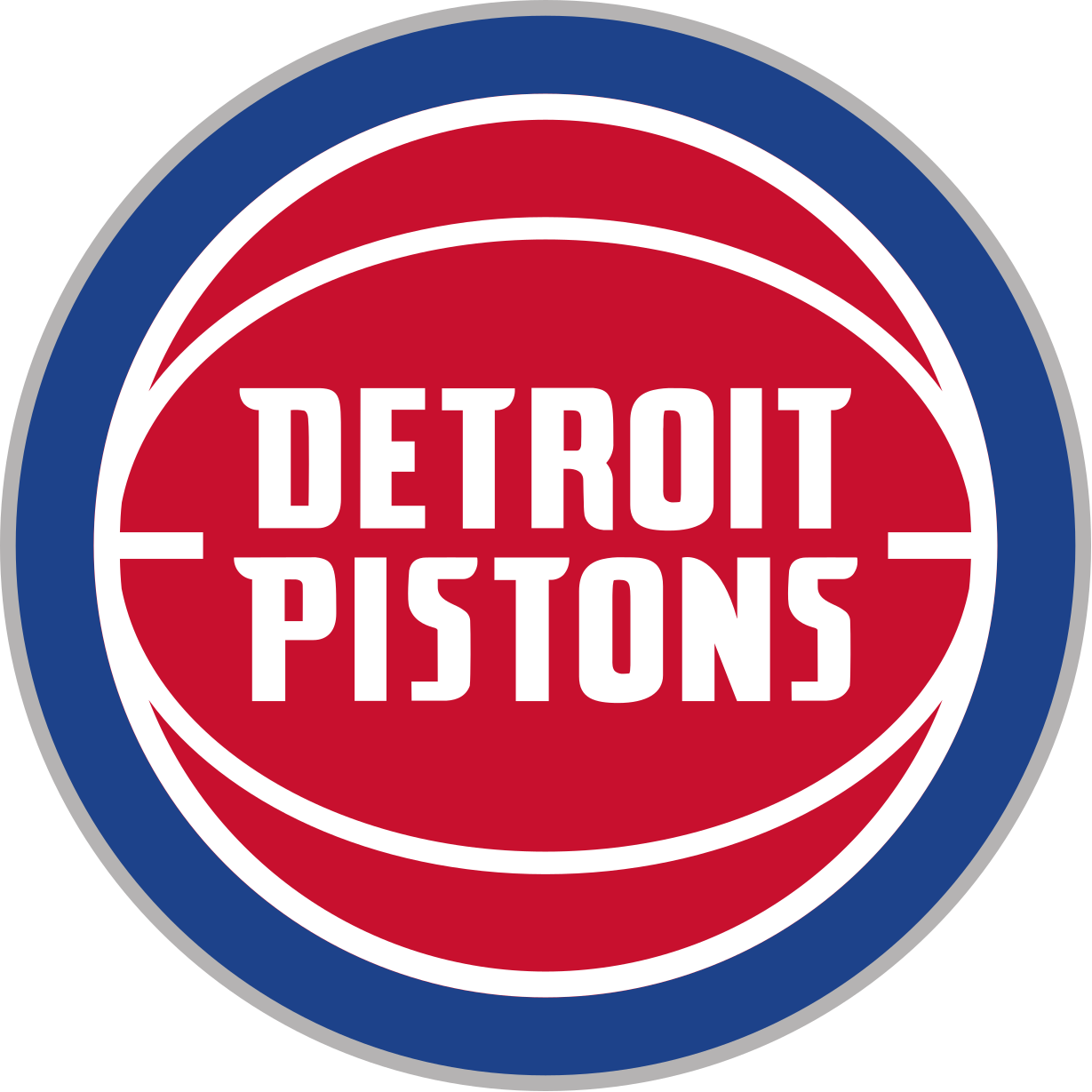 Every Nba Teams All-time Starting - Detroit Pistons Logo Png (1229x1229)