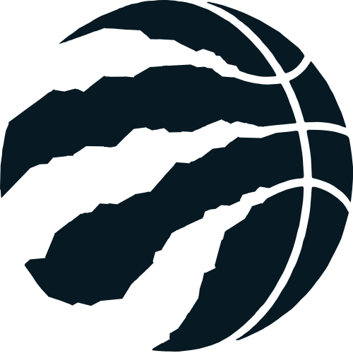 Vs - - Black Toronto Raptors Logo (500x500)