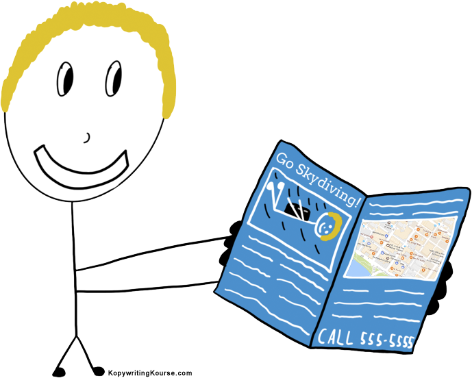 Clip Art Black And White Library How To Write A - Brochure Cartoon (689x552)