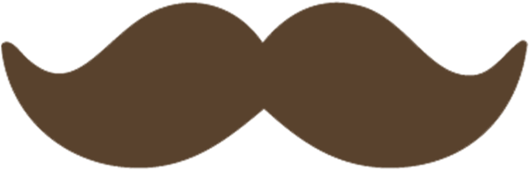 Moustache Brown By Iamacrazyboyeditions On Deviantart - German Unity Day Funny (900x430)