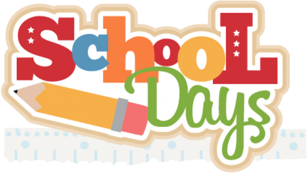 Vector Royalty Free Stock School Days Clipart - School Days Clipart Png (640x480)