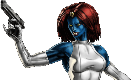 Mystique Clipart Comic Book Hero - Mystique Marvel Avengers Alliance (460x270)