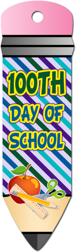 100th Day Of School - Award (300x857)