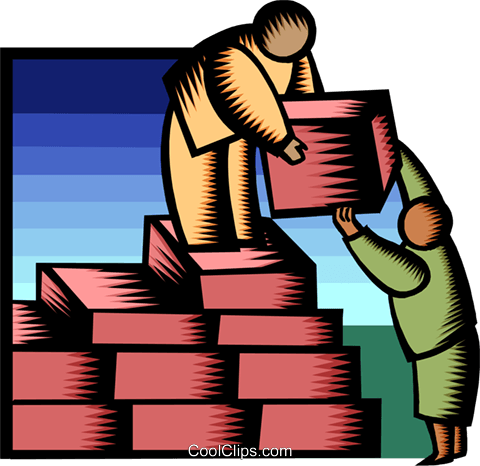 Blocks Clipart Buidling - Building Blocks Clip Art (480x466)