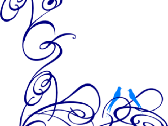 Decorative Line Blue Clipart Decorative Swirl - Swirl Clip Art (640x480)