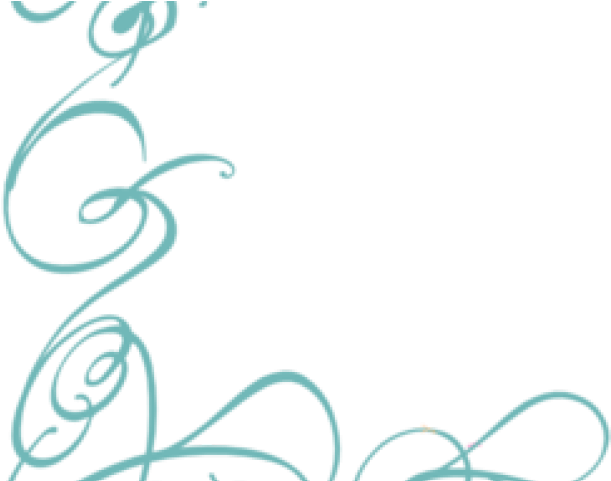 Decorative Line Blue Clipart Blue Png - Swirl Design Transparent Background (640x480)