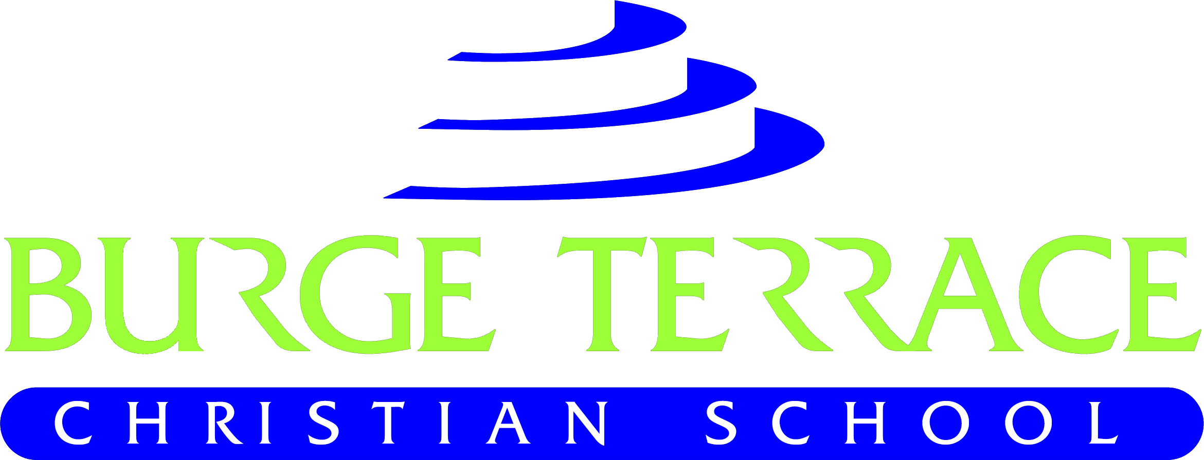 Btcs Logo Blue-green With White - Photograph (2341x896)