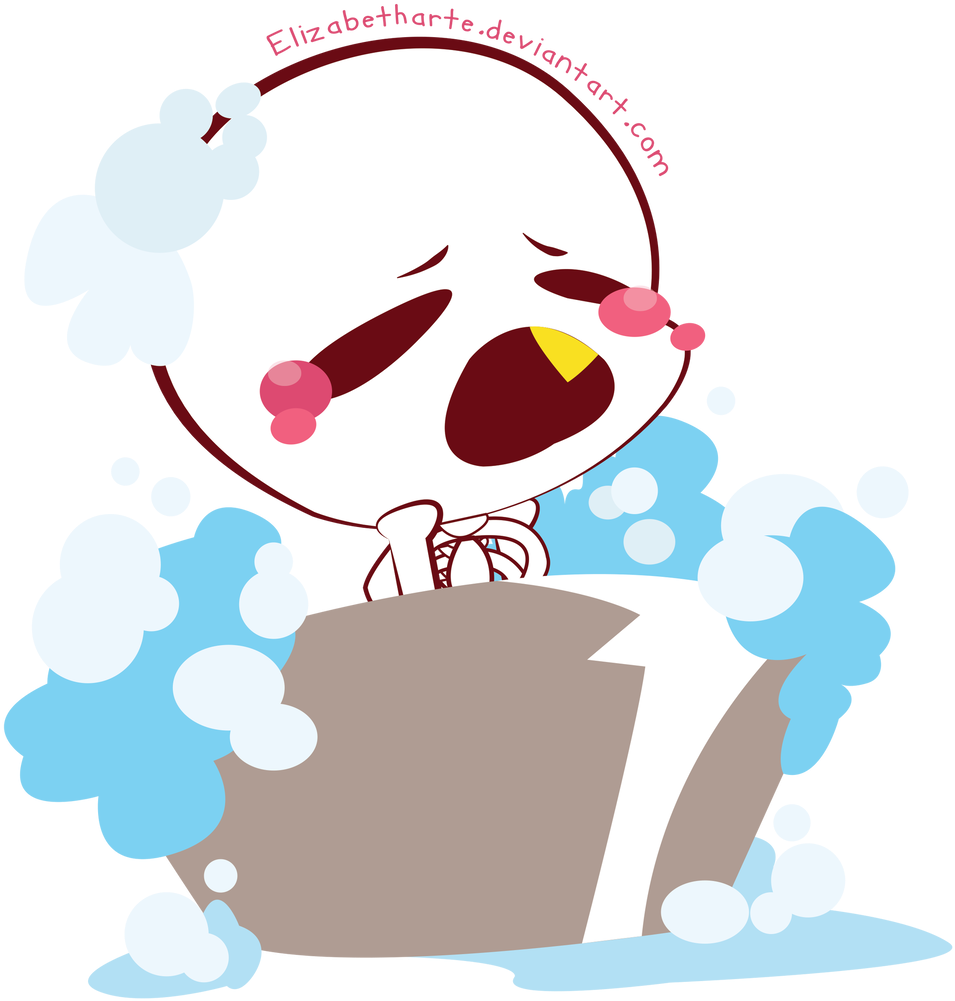 Bath Time By Elizabetharte Bath Time By Elizabetharte - Art (1024x1326)