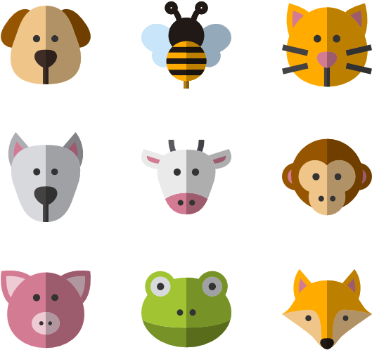 Clipart Animals Bath - 동물 아이콘 Png (600x564)