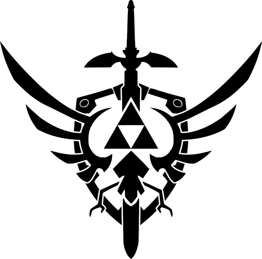 Image Tattoo Meaning Png - Triforce And Master Sword (898x890)