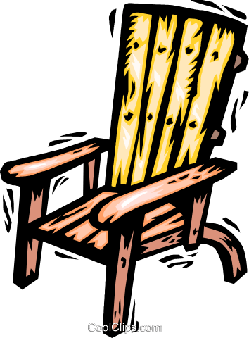 Deck Chairs And Beach Equipment Royalty Free Vector - Chair (354x480)