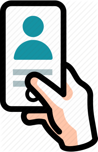 Business Cards Clipart Mobile Phone Icon - Open Wifi Icon Png (332x512)