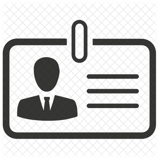 Clipart Stock Identity Finance Icons In And Png Iconscout - Name Card Icon Png (512x512)