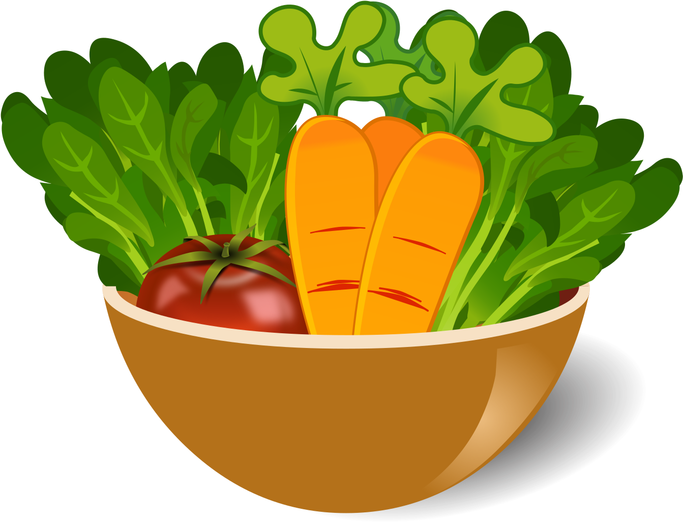 Clipart Royalty Free Library Vegetable Bowl Icons Png - Vegetable Bowl Vector Png (1343x1026)