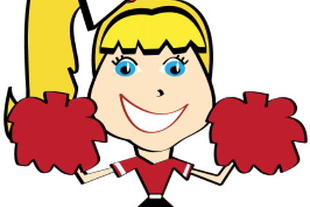 Banner Library Download Download Wallpaper Cheerleader - Cheerleading (450x300)