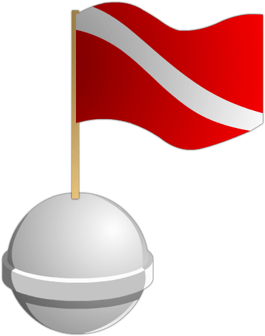 Free Official Canadian Boating - White Buoy With Red Horizontal Band (1280x720)