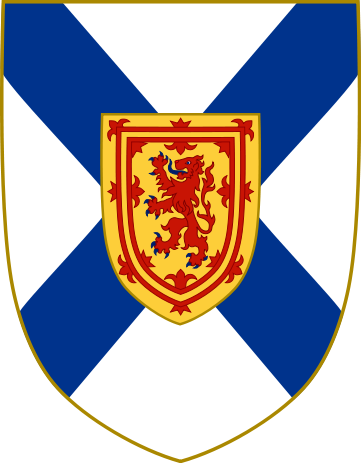 Ns 361px-arms Of Nova Scotia - Arms Of Nova Scotia (361x463)