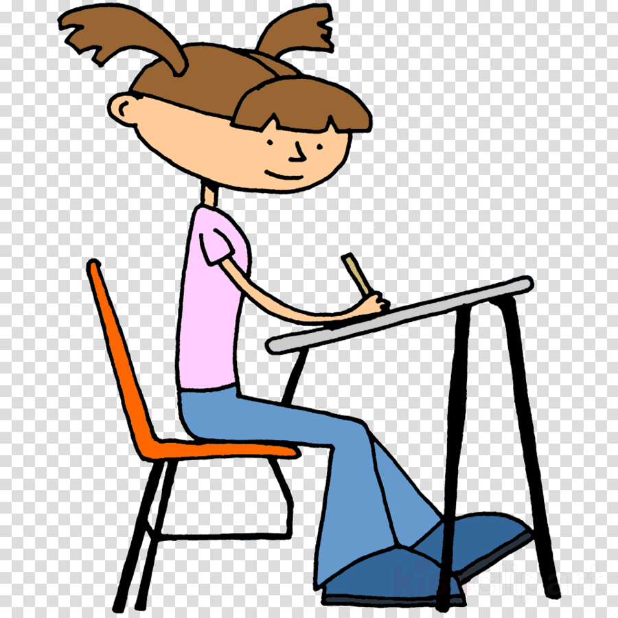 Pythagorean Theorem Project Ideas Middle School Clipart - Student Working Clip Art (900x900)
