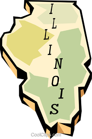 Illinois State Map Royalty Free Vector Clip Art Illustration - Illinois State Map Royalty Free Vector Clip Art Illustration (319x480)