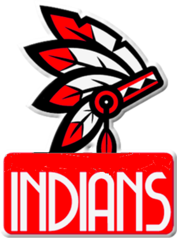 Funny Baseball Clipart - Du Quoin Indians (720x972)