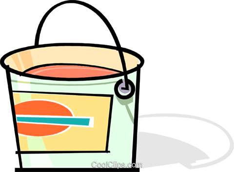 Paint Cans Royalty Free Vector Clip Art Illustration - Paint Cans Royalty Free Vector Clip Art Illustration (480x354)