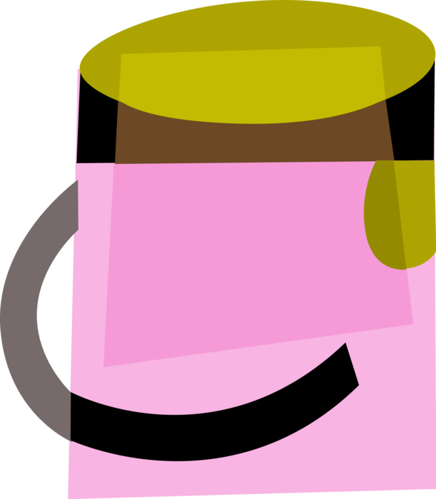 Vector Illustration Of Paint Cans For Painting And - Vector Illustration Of Paint Cans For Painting And (611x700)