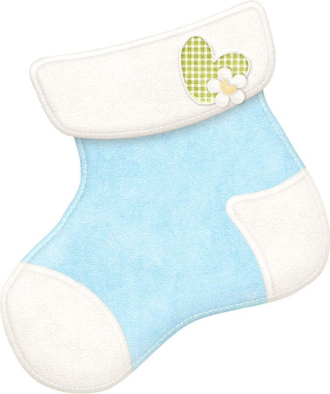 ϦᎯϧy ‿✿⁀ Baby Clip Art, Baby Cookies, Christmas Clipart - Baby Sock Clipart (672x800)