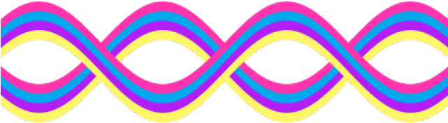 Line Clipart Fancy - Colorful Squiggly Line (640x480)