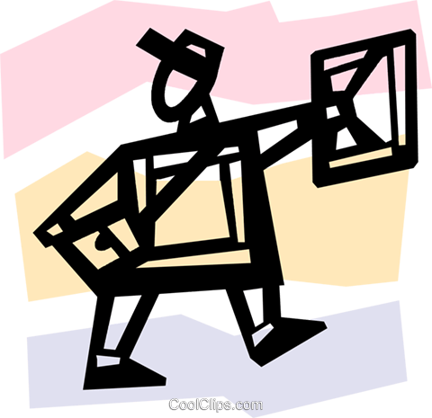 Postman Mailman Royalty Free Vector Clip Art Illustration - Clip Art (480x465)