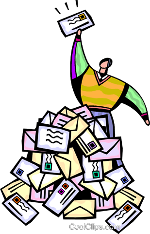 Postman Mailman Royalty Free Vector Clip Art Illustration - Computer Email (309x480)