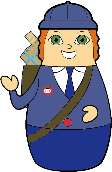 Truck Clipart Mailman - Higglytown Heroes Pizza Guy (390x578)