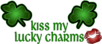 Kiss My Lucky Charms - Red Lips Kiss Women's T-shirt (400x400)