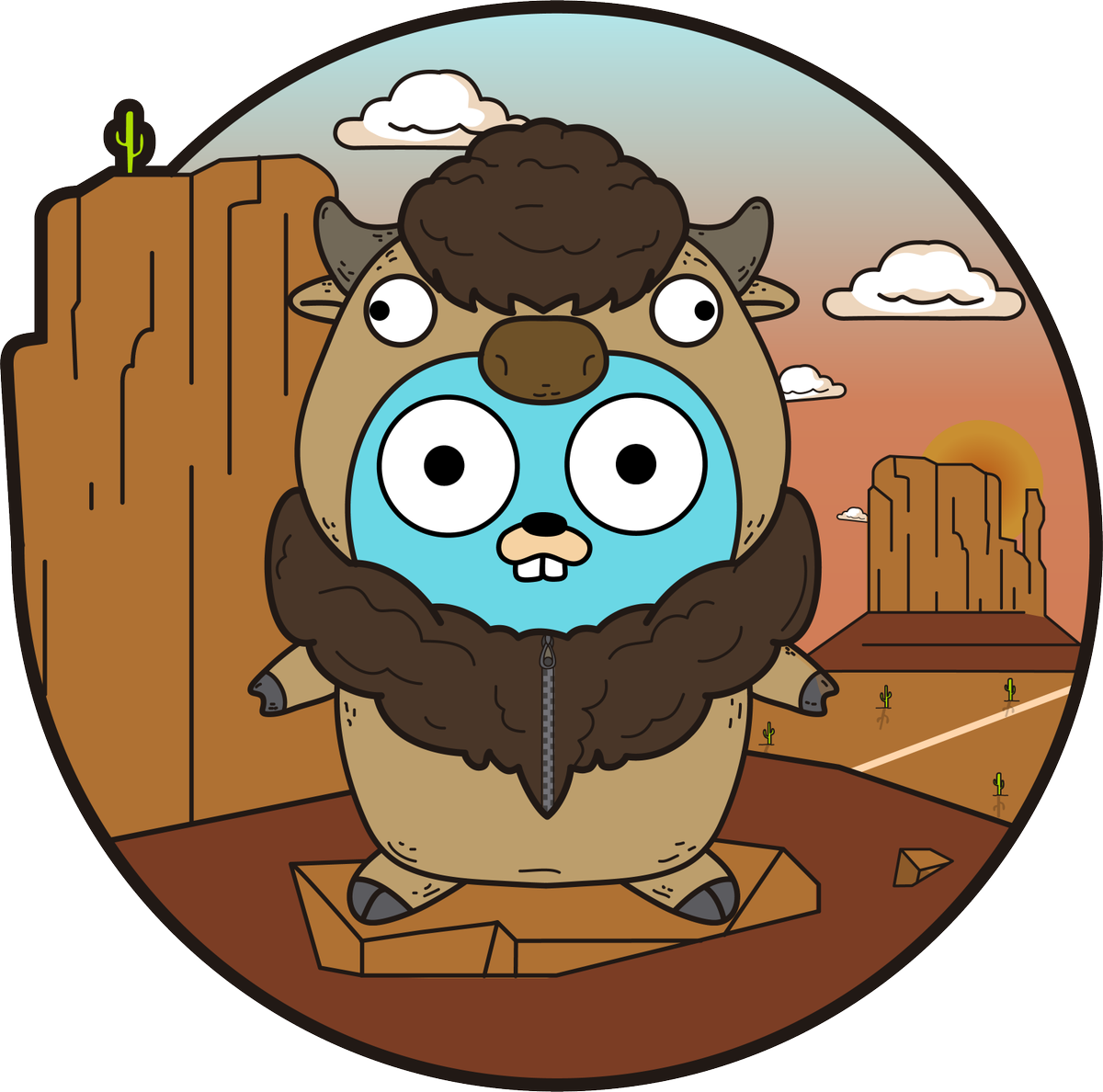 Play Video - Golang Buffalo (1200x1188)