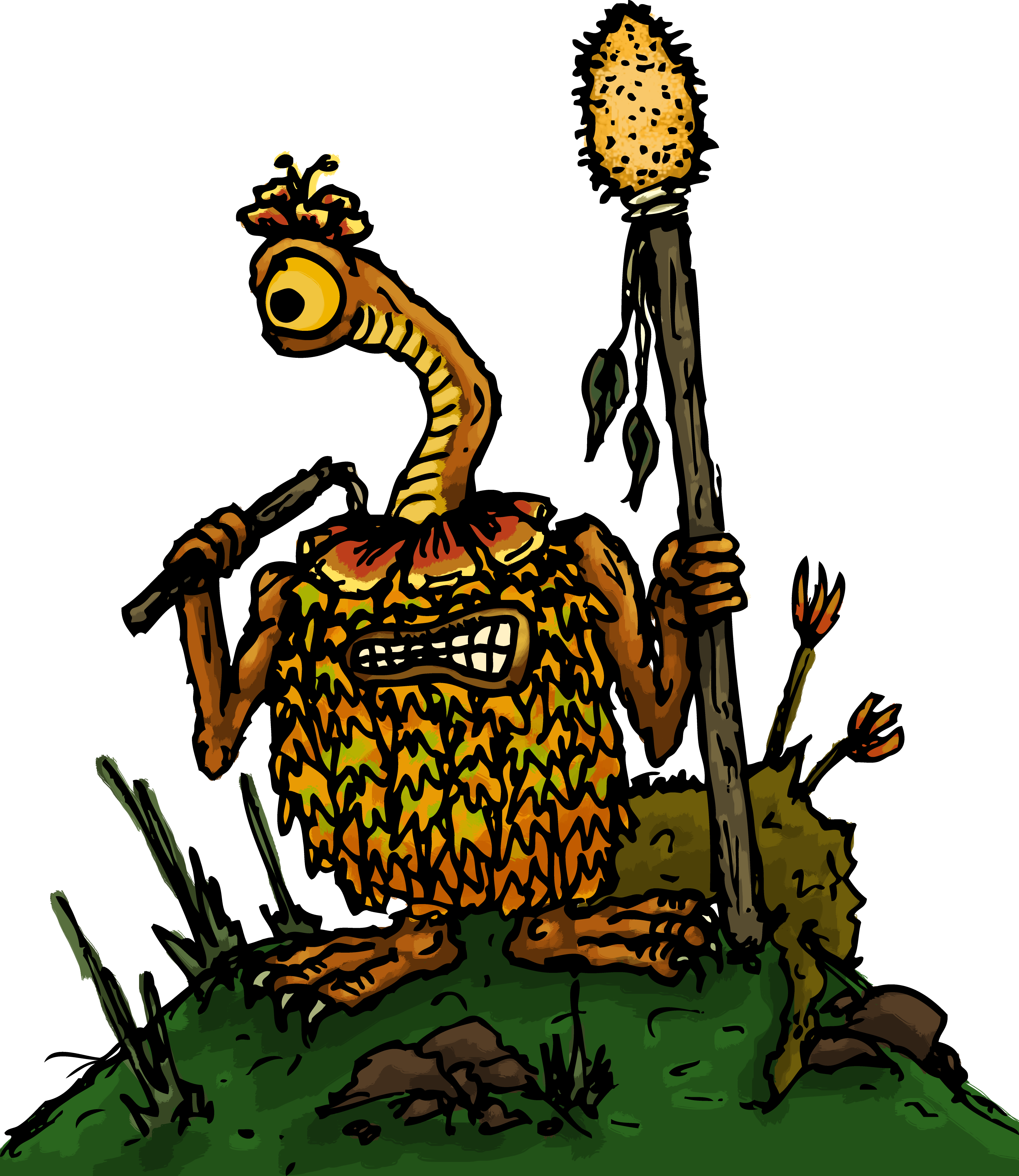 Floris Tribal Chief - Illustration (3737x4312)