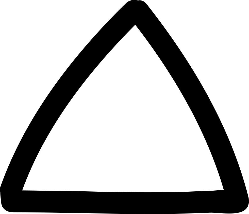 Округло треугольная. Треугольник СВГ. Значок треугольник. Закругленные треугольники. Неровный треугольник.
