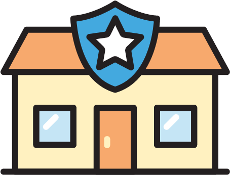 Police Sub-stations - Vector Graphics (512x512)