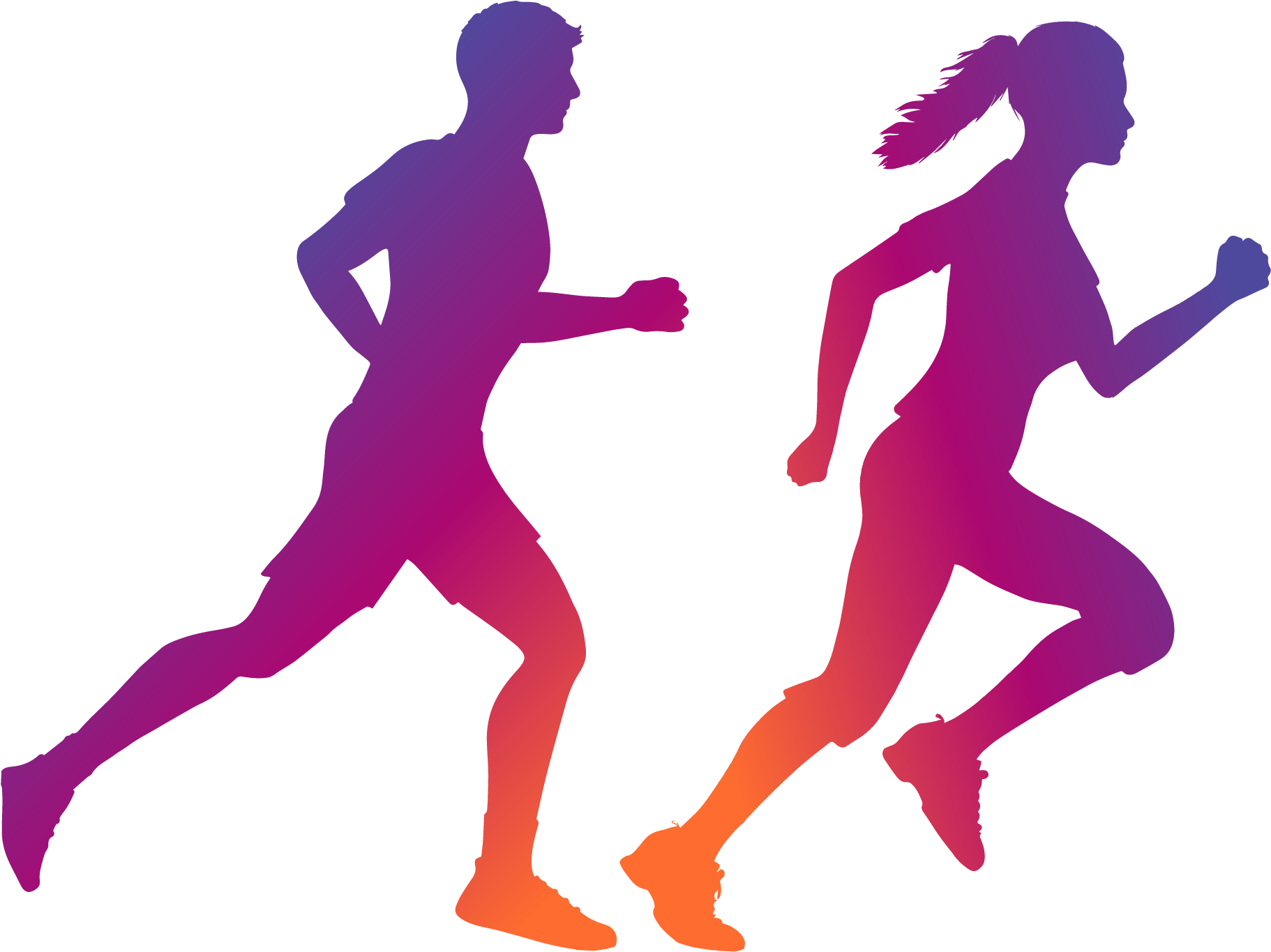 Marathon Walking Silhouette Images Reverse Search Cross - Runner Png (2268x1417)