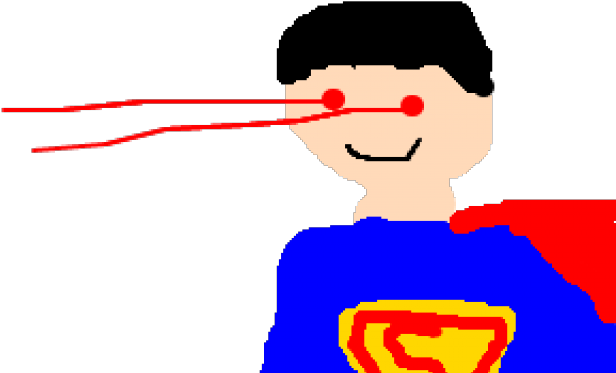 Superman Laser Eyes Transparent (640x480)