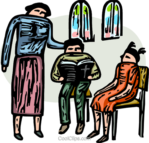 Religious Instruction, Sunday School Royalty Free Vector - Religious Instruction, Sunday School Royalty Free Vector (480x461)