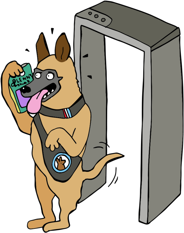 We Don't Want Customs To Mistake You For A Drug Lord - Cartoon (800x800)