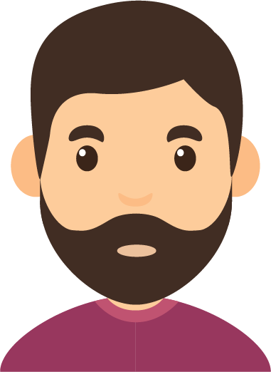 Meet The Team - Cartoon (381x522)