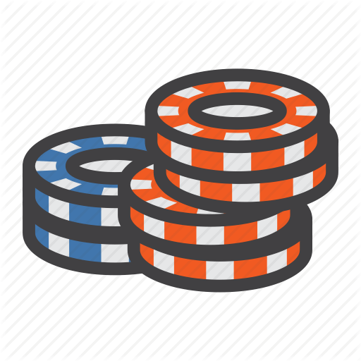 Poker Chips Stack Png Clipart - Poker Chips Icon Png (512x512)