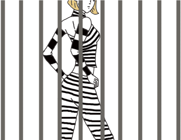 Prison Clipart Prison Door - Clipart Prison Black And White Png (640x480)